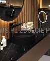 DEANTE Silia Umywalka granitowa nablatowa - nero - CQS_NU4S - decor