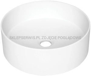 DEANTE Silia Umywalka granitowa nablatowa - alabaster - CQS_AU4S