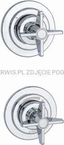 DEANTE Temisto Bateria prysznicowa podtynkowa z przełącznikiem natrysku - chrom - BQT_044P