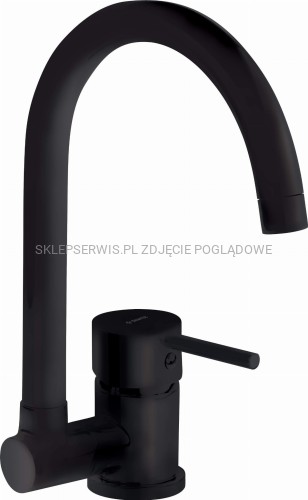 DEANTE Aster Bateria kuchenna ze składaną wylewką - nero - BCA_N61M - packshot