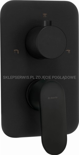 DEANTE Alpinia Element zewnętrzny do BOXa mieszaczowego - nero - BXY_NGAM - packshot