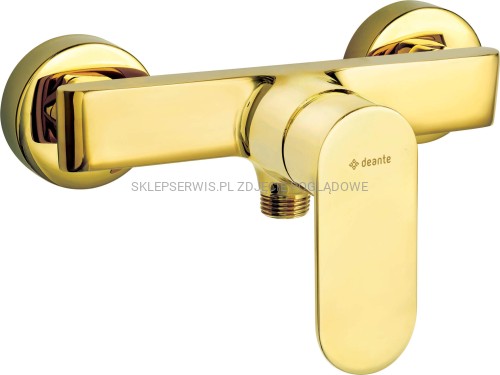 DEANTE Alpinia Bateria prysznicowa ścienna - złoty - BGA_Z40M - packshot