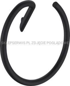 DEANTE Silia Wieszak na ręcznik ścienny - okrągły - nero - ADI_N611