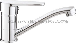 DEANTE Tubo Bateria umywalkowa z obrotową wylewką - chrom - BUT_026M