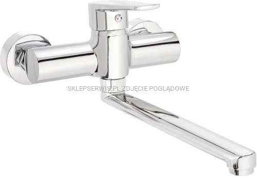 DEANTE Tubo Bateria kuchenna ścienna - chrom - BUT_080M - packshot