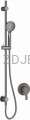 DEANTE Arnika Zestaw prysznicowy podtynkowy z drążkiem - titanium - NAC_D9TP - packshot