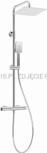 DEANTE Deszczownica z baterią prysznicową termostatyczną - chrom - NAC_04HT