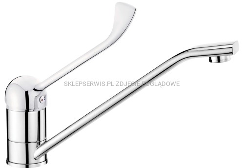 DEANTE Corio Bateria kuchenna z dźwignią Clinic - chrom - BFC_060C - packshot