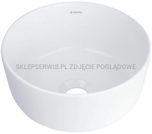 DEANTE Jasmin Umywalka ceramiczna nablatowa - biały - CDJ_6U2S