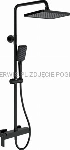 DEANTE Anemon Deszczownica z baterią prysznicową - nero - NAC_N1BZ