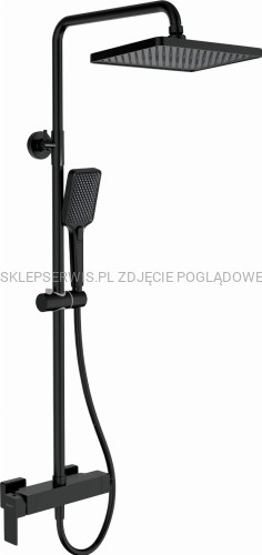 DEANTE Anemon Deszczownica z baterią prysznicową - nero - NAC_N1BZ - packshot