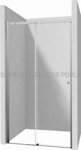 DEANTE Kerria Plus Drzwi prysznicowe 100 cm - przesuwne - chrom - KTSP010P