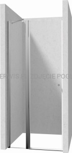 DEANTE Kerria Plus Drzwi prysznicowe 100 cm - uchylne - chrom - KTSU043P