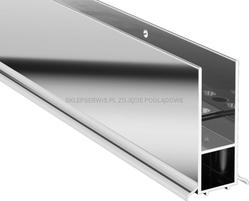 DEANTE Kerria Plus Profil poszerzający systemu Kerria Plus przyścienny - chrom - KTS_022X - packshot