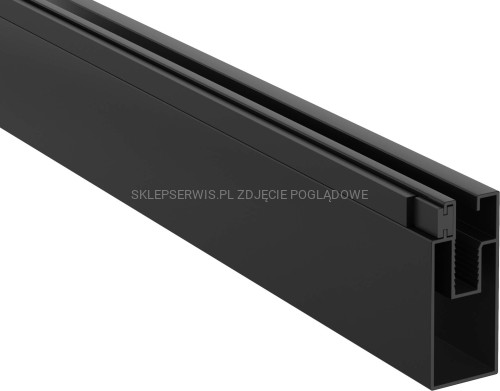 DEANTE Kerria Plus Profil systemu Kerria Plus do drzwi przesuwnych - nero - KTS_NP1X - packshot