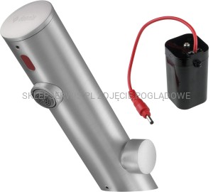 DEANTE Sense Bateria umywalkowa bezdotykowa z regulacją temperatury - 4xAA - stal szczotkowana - BQR_F29R