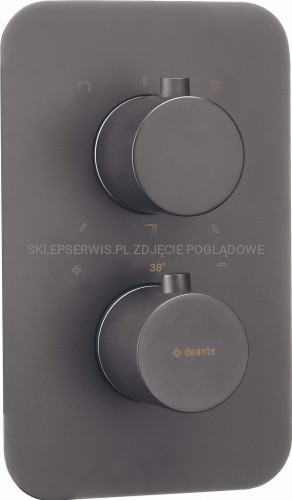 DEANTE Box Element zewnętrzny do BOXa termostatycznego - titanium - BXY_DEBT - packshot