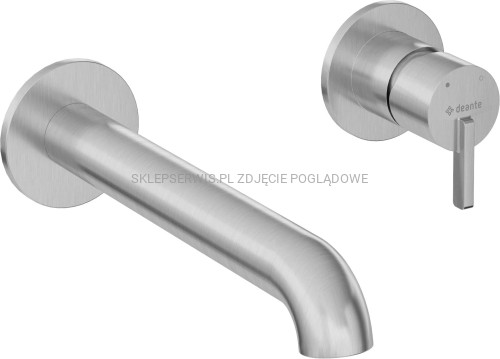 DEANTE Silia Bateria umywalkowa podtynkowa - stal szczotkowana - BQS_F54L - packshot