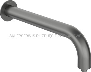 DEANTE Silia Wylewka prysznicowa ścienna - 380 mm - titanium - NQS_D41K