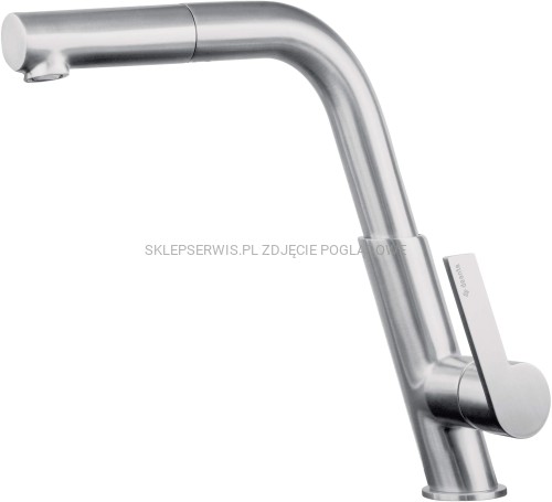 DEANTE Silia Bateria kuchenna z wyciąganą wylewką - stal szczotkowana - BQS_F73M - packshot