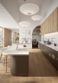 DEANTE Silia Bateria kuchenna z wyciąganą wylewką - stal szczotkowana - BQS_F73M - decor
