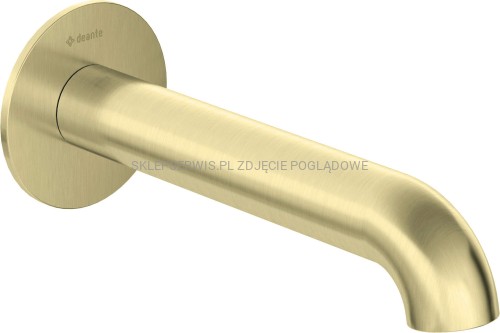DEANTE Silia Wylewka wannowa - złoto szczotkowane - NQS_R81K - packshot