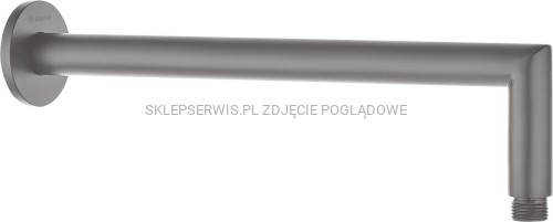 DEANTE Cascada Wylewka prysznicowa ścienna - 400 mm - titanium - NAC_D45K - packshot