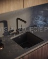DEANTE Aster Bateria kuchenna z wyciąganą wylewką - nero - BCA_N73M - decor