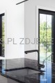 DEANTE Aster Bateria kuchenna z wyciąganą wylewką - nero - BCA_N73M - decor