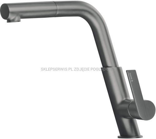 DEANTE Silia Bateria kuchenna z wyciąganą wylewką - titanium - BQS_D73M - packshot