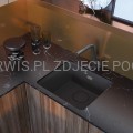 DEANTE Silia Bateria kuchenna z wyciąganą wylewką - titanium - BQS_D73M - decor