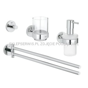 ESSENTIALS ZESTAW AKCESORIÓW ŁAZIENKOWYCH 4 W 1 40846001
