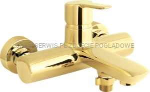 DEANTE Arnika Bateria wannowa ścienna - złoty - BQA_Z10N