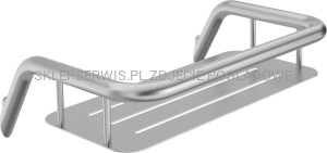 DEANTE Silia Koszyk prysznicowy - stal szczotkowana - ADI_F551