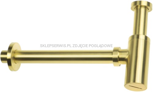 DEANTE Syfon do umywalki okrągły - złoto szczotkowane - NHC_R31K - packshot