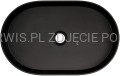 DEANTE Silia Umywalka granitowa nablatowa owalna - nero - CQS_NU6S - additionalPackshot
