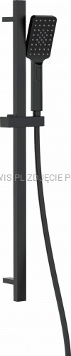 DEANTE Alpinia Zestaw prysznicowy 3-funkcyjny z drążkiem - nero - NGA_N52K - packshot