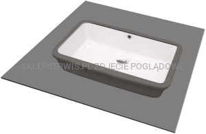 DEANTE Temisto Umywalka ceramiczna podwieszana - biały - CDT_6U5U