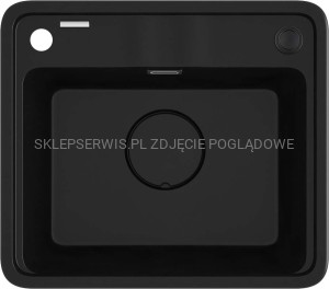 DEANTE Momi Zlewozmywak granitowy 1-komorowy - nero - ZKM_N103